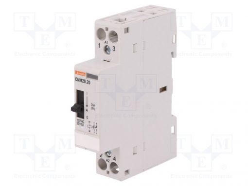 CNM2020220_Contactor:2-pole installation; NO x2; 220÷230VAC; 220÷230VDC