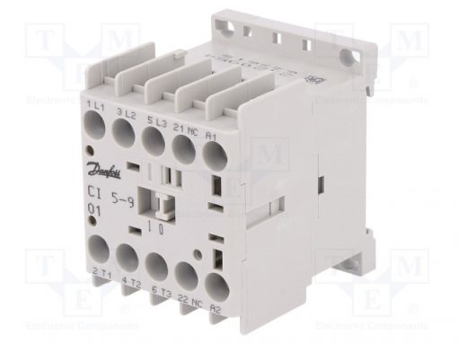 CI 5-9 01 230V AC_Contactor:3-pole; NO x3; Auxiliary contacts: NC; 230VAC; 8.5A