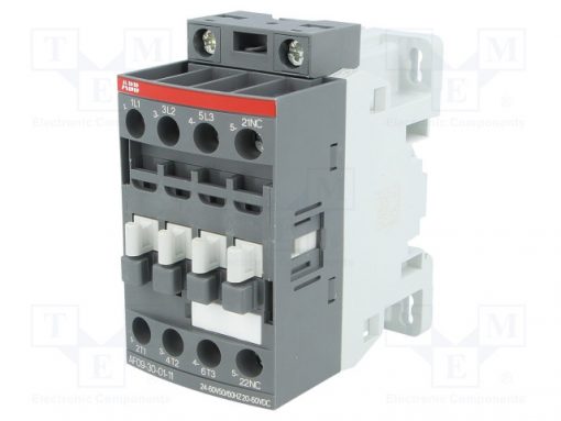 1SBL137001R4101_Contactor:3-pole; NO x3; Auxiliary contacts: NC; 24÷60VAC; 9A