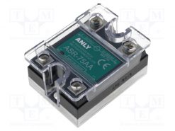 ASR-75AA_Relay: solid state; Ucntrl:80÷280VAC; 75A; 24÷280VAC; Series: ASR