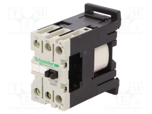 LC1SK0600F7_Contactor:2-pole; NO x2; 110VAC; 6A; DIN; TeSys SK; -20÷50°C; 690V