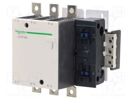 LC1F150M5_Contactor:3-pole; NO x3; 220VAC; 150A; DIN; TeSys F; -5÷55°C; 1kV