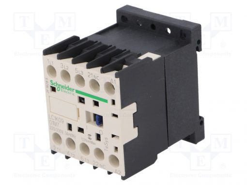 LC1K0901M7_Contactor:3-pole; NO x3; Auxiliary contacts: NC; 220VAC; 9A; 690V