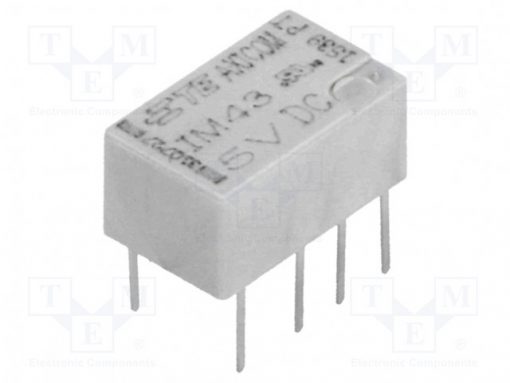 5-1462037-8_Relay: electromagnetic; DPDT; Ucoil:5VDC; 0.5A/125VAC; 2A/30VDC