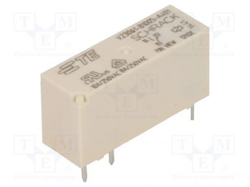 9-1393222-4_Relay: electromagnetic; SPDT; Ucoil:12VDC; 8A/240VAC; 8A/30VDC; 8A