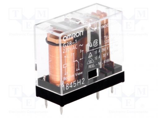 G2R-1 230VAC_Relay: electromagnetic; SPDT; Ucoil:230VAC; 10A/250VAC; 10A/30VDC