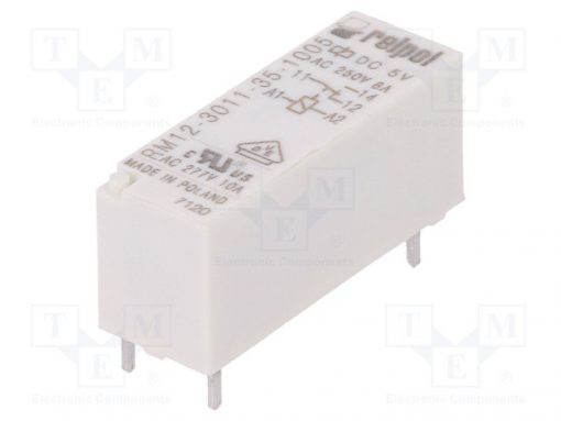 RM12-3011-35-1005_Relay: electromagnetic; SPDT; Ucoil:5VDC; 8A/250VAC; 8A/24VDC