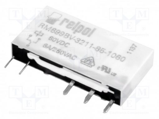 RM699BV-3211-85-1060_Relay: electromagnetic; SPDT; Ucoil:60VDC; 6A/250VAC; 6A/24VDC; 6A