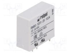 RM83-1031-25-1024_Relay: electromagnetic; SPST-NC; Ucoil:24VDC; 16A/250VAC; 16A