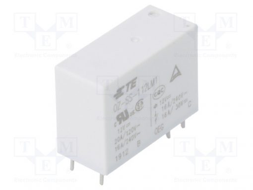 2-1440002-4_Relay: electromagnetic; SPST-NO; Ucoil:12VDC; 16A/240VAC; 16A