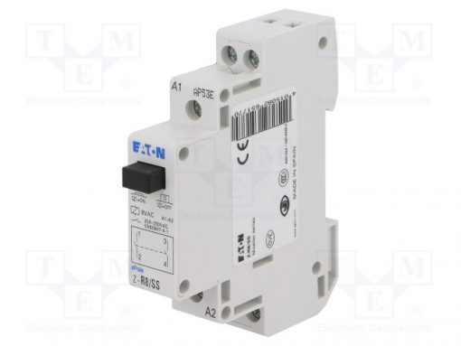 Z-R8/SS_Relay: installation; monostable; NO x2; Ucoil:8VAC; 17.5x90x60mm