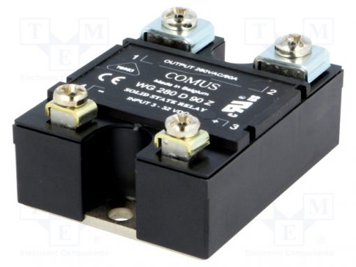 WG280D90Z_Relay: solid state; Ucntrl:3÷32VDC; 90A; 24÷280VAC; -20÷80°C