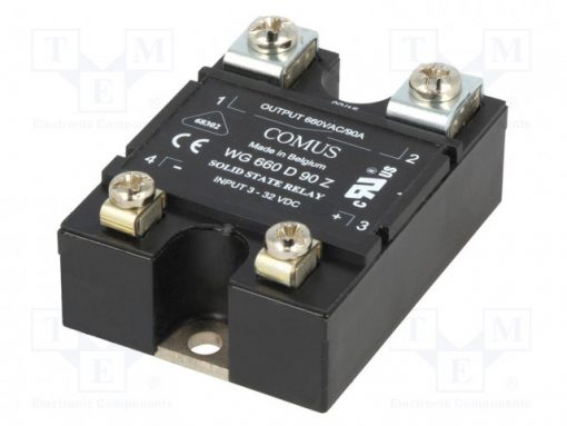 WG660D90Z_Relay: solid state; Ucntrl:3÷32VDC; 90A; 24÷660VAC; -20÷80°C