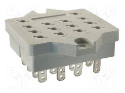 GOP14_Βάση; PIN: 14; 10A; 250VAC; PCB; Προς κόλληση; Σειρά: R15; -40÷70°C