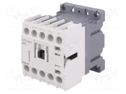 CTX3 MINI 4P 16A 230VAC_Επαφέας: 4 πόλων; NO x4; 230VAC; 20A; για ράγα DIN; CTX3 MINI