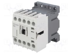 CTX3 MINI 4P 16A 415VAC_Επαφέας: 4 πόλων; NO x4; 415VAC; 20A; για ράγα DIN; CTX3 MINI