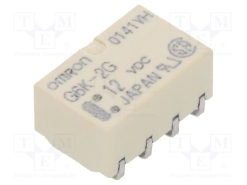 G6K-2G DC12_Ρελέ: Ηλεκτρομαγνητικός; DPDT; Uπηνίου: 12VDC; Iεπαφών max: 1A