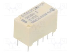 G6SK-2 DC12_Ρελέ: Ηλεκτρομαγνητικός; DPDT; Uπηνίου: 12VDC; Iεπαφών max: 2A