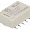 TQ2SA-12V_Ρελέ: Ηλεκτρομαγνητικός; DPDT; Uπηνίου: 12VDC; Iεπαφών max: 2A