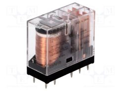 G2RK-2 12VDC_Ρελέ: Ηλεκτρομαγνητικός; DPDT; Uπηνίου: 12VDC; Iεπαφών max: 3A