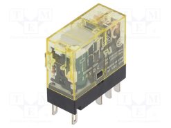 RJ2S-CL-D24_Ρελέ: Ηλεκτρομαγνητικός; DPDT; Uπηνίου: 24VDC; Iεπαφών max: 8A