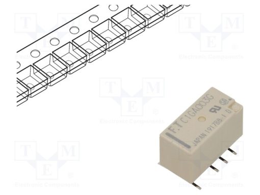 FTR-C1GA003G-B05_Ρελέ: Ηλεκτρομαγνητικός; DPDT; Uπηνίου: 3VDC; 2A; 0