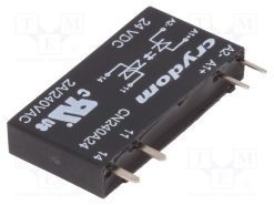 CN240A24_Ρελέ: Ημιαγωγικό; Uοδήγ: 15÷30VDC; 2A; 24÷280VAC; THT; SIP; -20÷80°C