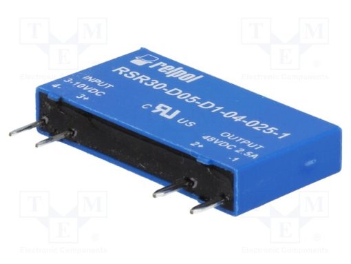 RSR30-D05-D1-04-025-1_Ρελέ: Ημιαγωγικό; Uοδήγ: 3÷10VDC; Iοδήγ μέγ: 12mA; 2