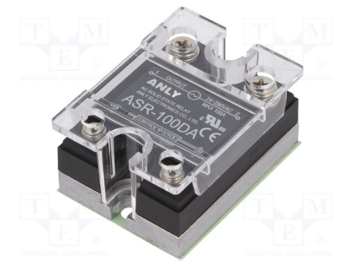 ASR-100DA_Ρελέ: Ημιαγωγικό; Uοδήγ: 4÷32VDC; 100A; 24÷280VAC; Έκδοση: 1-φασικό