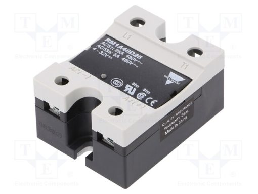 RM1A48D25_Ρελέ: Ημιαγωγικό; Uοδήγ: 4÷32VDC; 25A; 42÷530VAC; Έκδοση: 1-φασικό