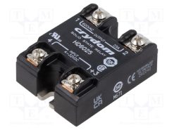 HD6025_Ρελέ: Ημιαγωγικό; Uοδήγ: 4÷32VDC; 25A; 48÷660VAC; Έκδοση: 1-φασικό