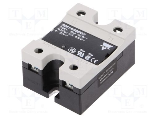 RM1A40D50_Ρελέ: Ημιαγωγικό; Uοδήγ: 4÷32VDC; 50A; 42÷440VAC; Έκδοση: 1-φασικό