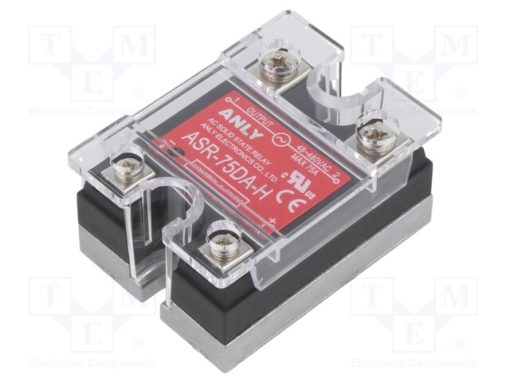 ASR-75DA-H_Ρελέ: Ημιαγωγικό; Uοδήγ: 4÷32VDC; 75A; 48÷480VAC; Έκδοση: 1-φασικό