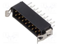 M80-8531642_8+8 Pos. Male DIL Vertical Throughboard Conn. Latches