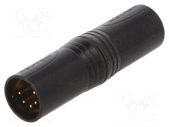 NA5MM-B_ADAPTER XLRM 5POLE  XLRM BLACK