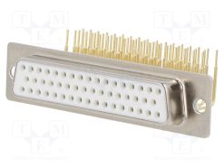 DS1034-03-50FWN8SS_D-Sub; PIN: 50; πρίζα; θηλυκά; για PCB; γωνιακός 90°; THT