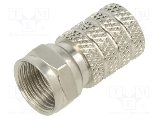 5-1814822-3_F Type Str Plg T/O 75 Ohm RG6/