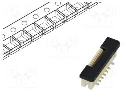 F31W-1A7H1-11010_FFC/FPC; F31W; PIN: 10; ZIF; SMT; 50V; 500mA; επίχρυσο επιλεκτικά