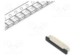 F31W-1A7H1-11024_FFC/FPC; F31W; PIN: 24; ZIF; SMT; 50V; 500mA; επίχρυσο επιλεκτικά