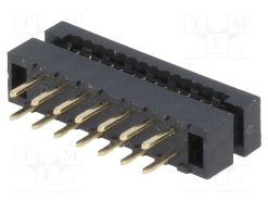 DS1018-02-14B2_IDC μετάβασης; PIN: 14; THT; για ταινία; 1mm; Ραστ.επαφών: 2mm