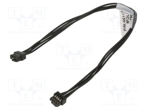 451110402_MicroLock Plus Cable Black 4-Ckt 150mm