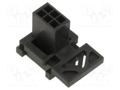 443000600_Microfit 3.0 BMI Panel Mount Plug 6 Ckt