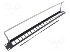 CP30163_Patch panel; Προσαρμογέας συναρμολόγησης; SLIM; RACK; Βιδωτά