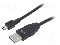 887328602_USB A - MINI-B 1.0M BLACK