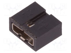 86730-301LF_Αλτήρας; ακίδων; Minitek; θηλυκά; PIN: 2; ευθύς; 2mm; 1x2; Επίχρυση