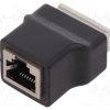 RJ45-F-STB_Αντάπτορας; PIN: 8; ράγα ακροδεκτών