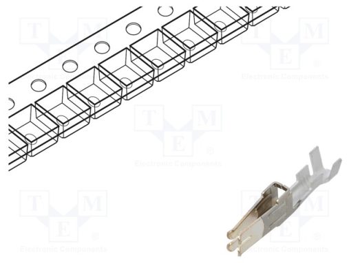 428150144_Επαφή; θηλυκά; Επάργυρη; 16AWG÷14AWG; Mini-Fit Sr; σύσφιξη; 50A