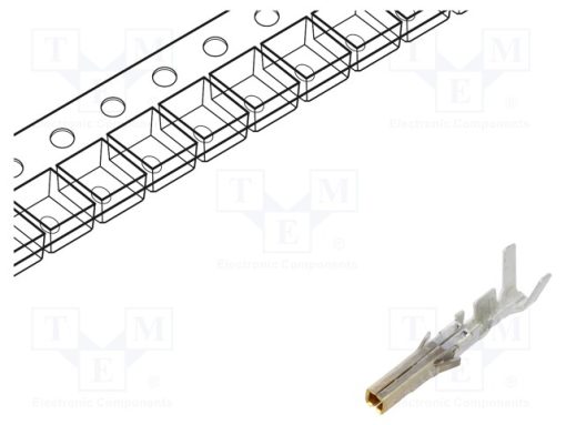 39000073_Επαφή; θηλυκά; επίχρυσο επιλεκτικά; 24AWG÷18AWG; Mini-Fit Jr.