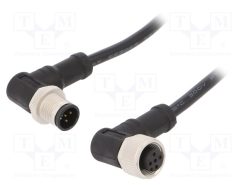 M12A05MR-12AFR-SD001_Καλώδιο: για αισθητήρες / αυτοματισμούς; PIN: 5; M12-M12; 1m; φύσα