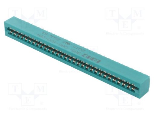 305-060-520-201_Κατωφλίου; PIN: 60; κόλληση; για PCB; Επίχρυση; 3